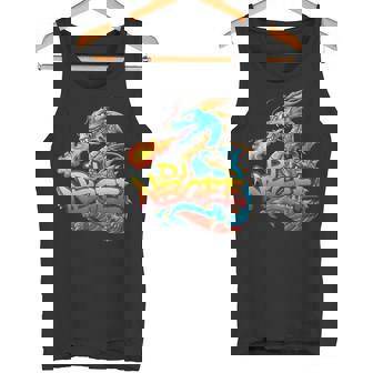 Fire Breathing Dragon Tank Top - Monsterry