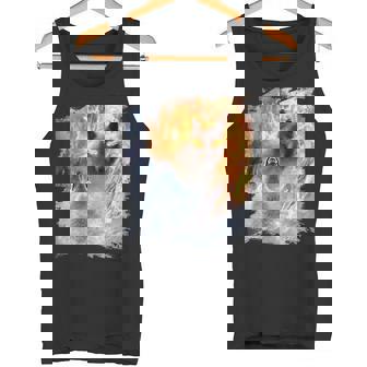 Fire And Ice Wolf Snowy Good And Evil Wolves Tank Top - Monsterry