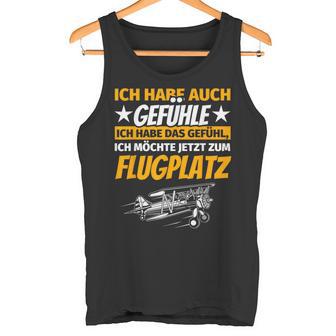 Flying Slogan Pilot Tank Top - Geschenkecke