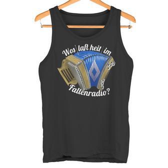 With Folding Radio Steirische Harmonika Tank Top - Geschenkecke