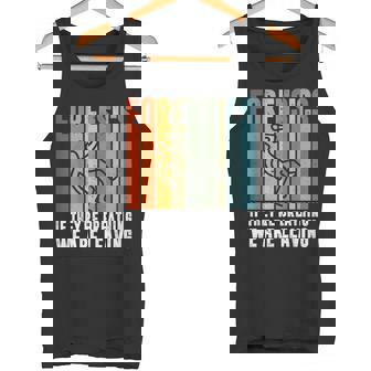 Forensic If They'Re Breathing We'Re Leaving Scientist Retro Tank Top - Monsterry