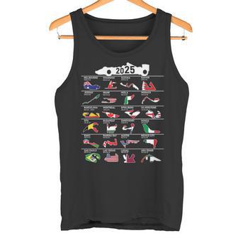 Formula Open Wheel Racing Car 2025 Fan World Circuit Tank Top - Geschenkecke