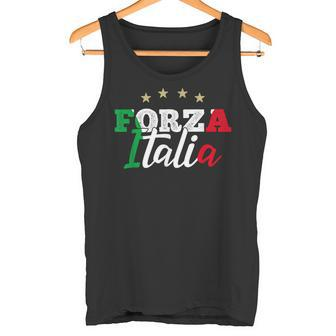 Forza Italia For Italian Football Fans Tank Top - Seseable