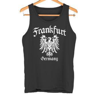 Frankfurt Hessen Adler Ultras Fractur Old German Script Tank Top - Geschenkecke