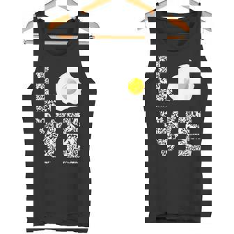 Fried Egg Breakfast Eggs Chicken Egg Yolk Scrambled Egg Food Tank Top - Monsterry