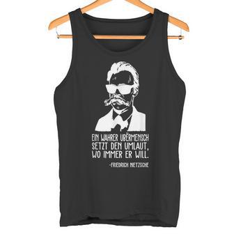 Friedrich Nietzsche Philosophie Deutscher Philosopher Tank Top - Geschenkecke