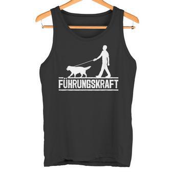 Führungskraft Dog Leading Dog Owner Dog Lover Tank Top - Geschenkecke