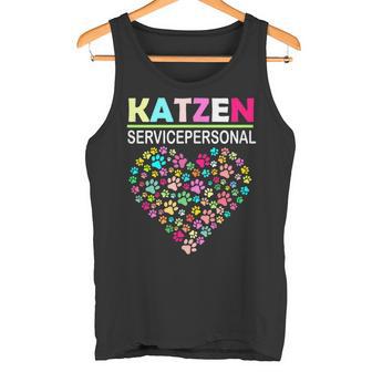 Cat Service Personnel Cat Pet Cat Love Tank Top - Geschenkecke