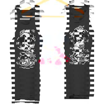 Funny Dog Eat Strawberries Cool Strawberries For Dogs Premium Tank Top - Monsterry