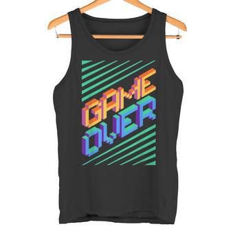 Game Over Iintage Retro Console Ps5 Gaming Tank Top - Geschenkecke