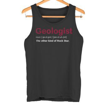 Geologist Die Andere Typon Rockstar Geology Tank Top - Geschenkecke