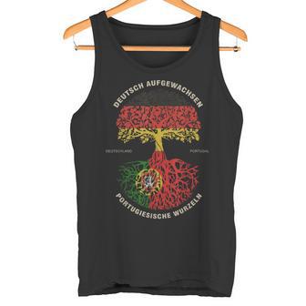 German Grown Portuguese Roots Portugal Flag Tank Top - Geschenkecke