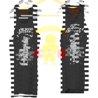 Gingershred Gingerbread Man Gym Bodybuilding Christmas Tank Top - Monsterry