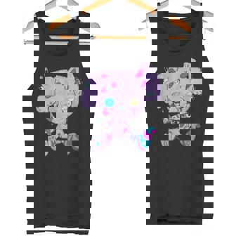 Goth Bunny Zombie Goth Shirt Alt Punk Grunge Clothing Voodoo Tank Top - Monsterry