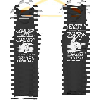GRANDMA & GRANDSON BOND CAN'T BE BROKEN Fist Bump Meme Tank Top Tank Top - Monsterry