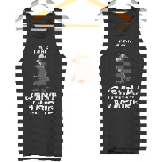 Grandma Vampire Halloween Matching Family Costume Halloween Tank Top - Monsterry
