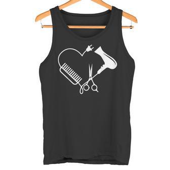 Hairdresser Salon Barber Hairstylist Hairdresser Tank Top - Geschenkecke