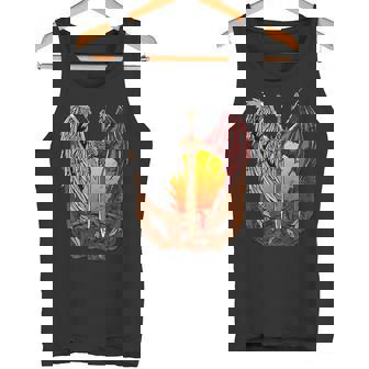 Half Angel Half Devil Good And Evil Fallen Angel Tank Top - Monsterry