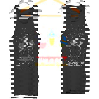 Halloween Spirits Wine Bubbly Martinis Tank Top - Monsterry