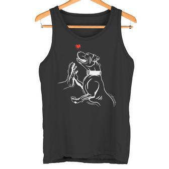 Hand-Drawn Pitbull Tank Top - Geschenkecke