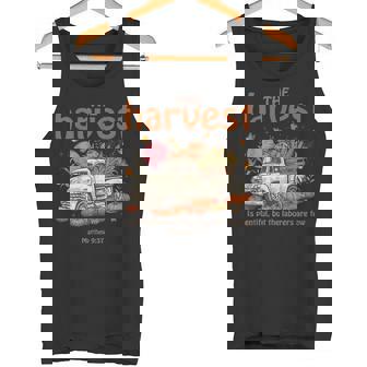 The Harvest Is Plentiful But The Laborers Are Few Jesus Fall Tank Top - Monsterry