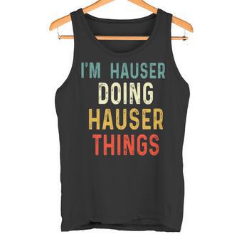 Hauser Family Crest Hauser Hauser Clothing Hauser T Hauser T For The Hauser 31 Tank Top | Seseable UK