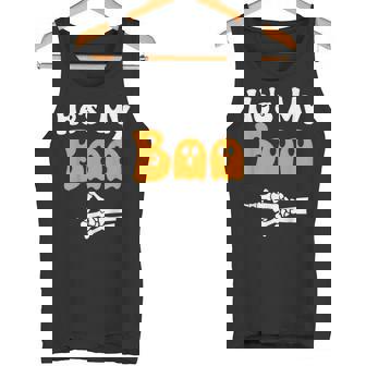 He's My Boo Matching Halloween Pajama Couples He's My Boo Tank Top - Monsterry