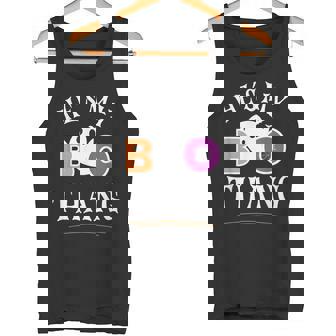He's My Boo Thang Ghost Couples Halloween Costume Tank Top - Monsterry