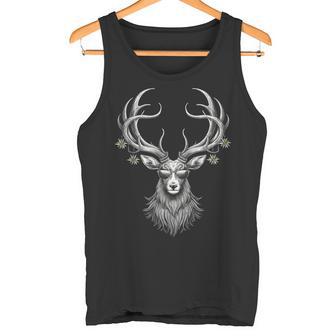 Hirsch Lederhose Trachten Herren Traditional Tank Top - Geschenkecke