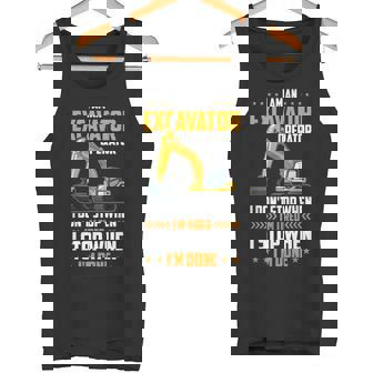 Hombre Soy Un Operador De Excavadoras Camiseta sin mangas - Regaloses