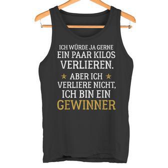 Ich Bin Ein Winner Diet Lose Weight Nutrition Tank Top - Geschenkecke