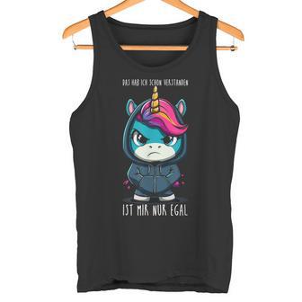 Ich Habe Das Schonerstanden Ist Mir Nur Egal Unicorn Tank Top - Geschenkecke