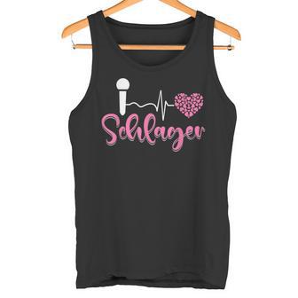 Ich Liebe Schlager Party Costume Folk Music I Love Schlager S Tank Top - Geschenkecke