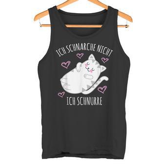 Ich Schnarche Nicht Ich Schnurre Saying Sleep Pyjama Tank Top - Seseable