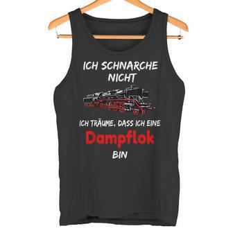 Ich Schnarche Nicht Steam Train Driver Tank Top - Geschenkecke