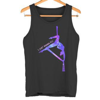 Ich Wanna Einfach Fliegen Aerial Stars Silks Aerialist Aerial Yoga Tank Top - Geschenkecke