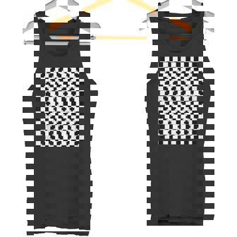 Ilusión Óptica En Blanco Y Negro A Cuadros Regalos Camiseta sin mangas - Regaloses