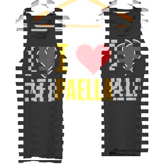 Impresión Divertida Para Amantes De La Comida Española I Love Paella Camiseta sin mangas - Regaloses