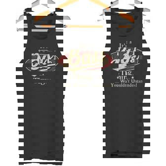 It's A Bass Thing You Wouldn't Understand Tank Top - Seseable