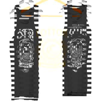 Its A Cotton Thing You Wouldnt Understand Name Vintage Tank Top - Thegiftio