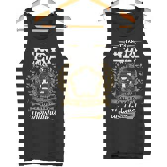 It's An Ezra Thing You Wouldn't Understand Personalized Last Name Ezra Family Crest Coat Of Arm Tank Top - Thegiftio
