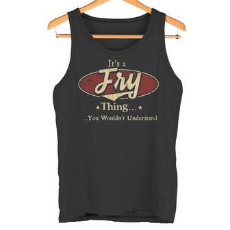 It's A Fry Thing You Wouldn't Understand Tank Top - Thegiftio UK