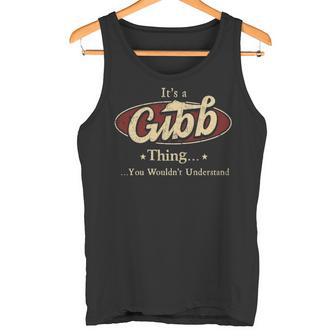 It's A Gibb Thing You Wouldn't Understand Tank Top - Thegiftio UK