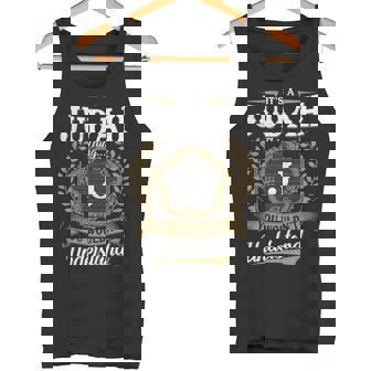 It's A Judah Thing You Wouldn't Understand Personalized Last Name Judah Family Crest Coat Of Arm Tank Top - Thegiftio