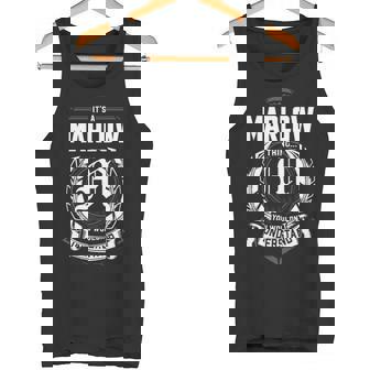 It's A Marlow Thing You Wouldn't Understand Personalized Last Name For Marlow Tank Top | Seseable UK