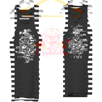 It's A Marshmallow World Merry Christmas Hot Cocoa Snow Tank Top - Monsterry