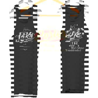 It's A Porter Thing You Wouldn't Understand Tank Top - Thegiftio UK