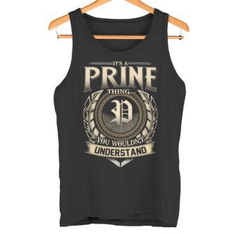 It's A Prine Thing You Wouldn't Understand Name Vintage Tank Top - Thegiftio UK