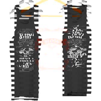 It's A Radford Thing You Wouldn't Understand Radford Last Name Blood Run Through My Veins Tank Top | Seseable UK