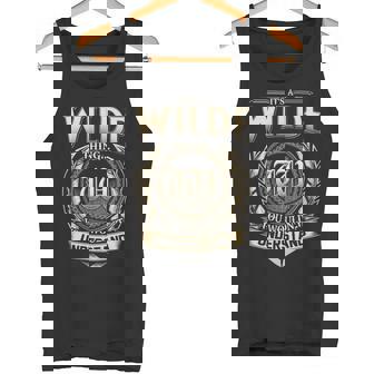 Its A Wilde Thing You Wouldnt Understand Name Vintage Tank Top - Thegiftio
